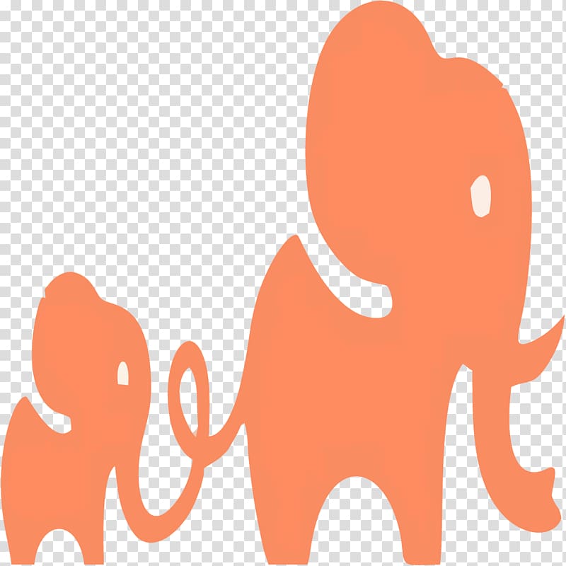 African bush elephant Euclidean , Elephant and baby elephant transparent background PNG clipart