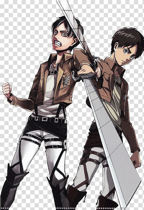Eren Yeager Attack on Titan Hajime Isayama Manga Anime, colossus transparent background PNG clipart