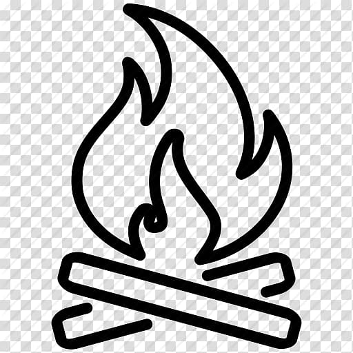 Flame Smore Campfire Drawing Camping Campfire Drawing Transparent