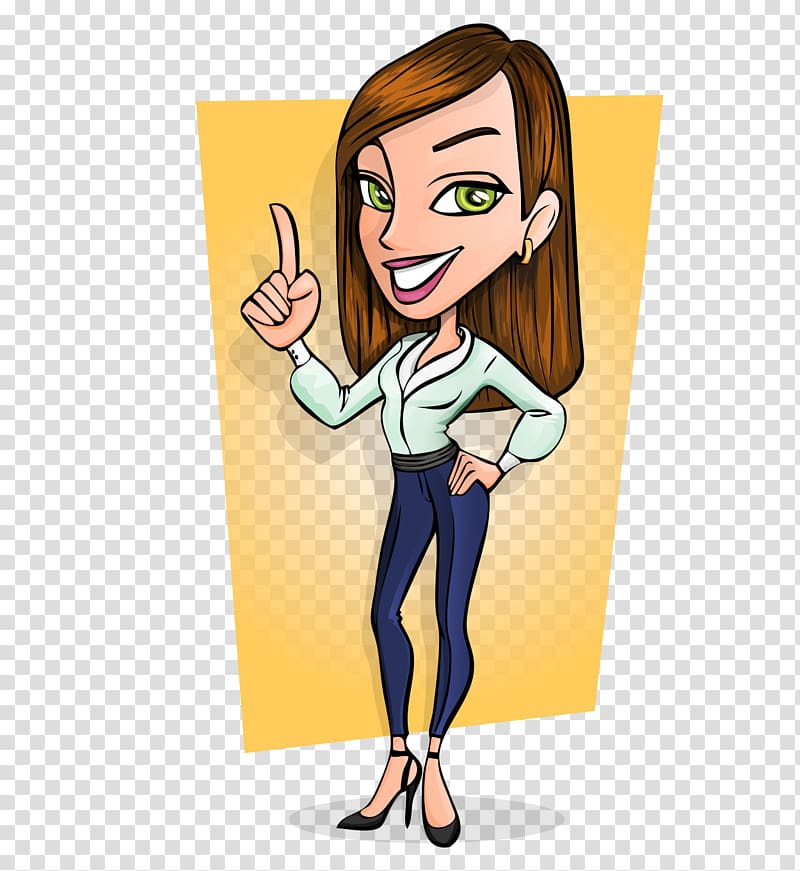 Female Cartoon Woman Illustration, Sexy high heels beautiful hand