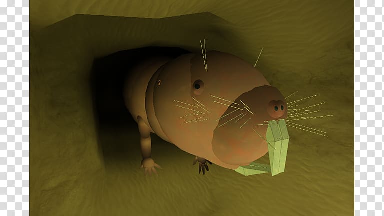 Naked mole-rat Blesmol Roblox Tuber Snout, naked mole rat transparent background PNG clipart