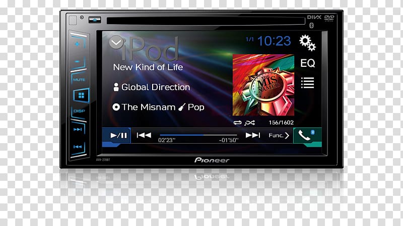 ISO 7736 Vehicle audio Touchscreen Pioneer Corporation CD player, dvd transparent background PNG clipart