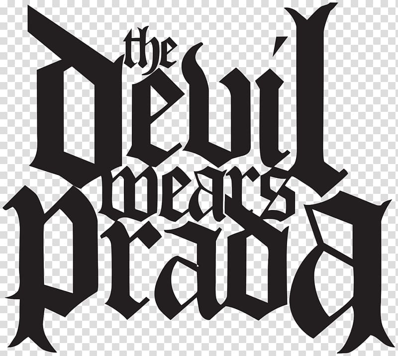 Logo The Devil Wears Prada Font graphics, get scared band logo transparent background PNG clipart