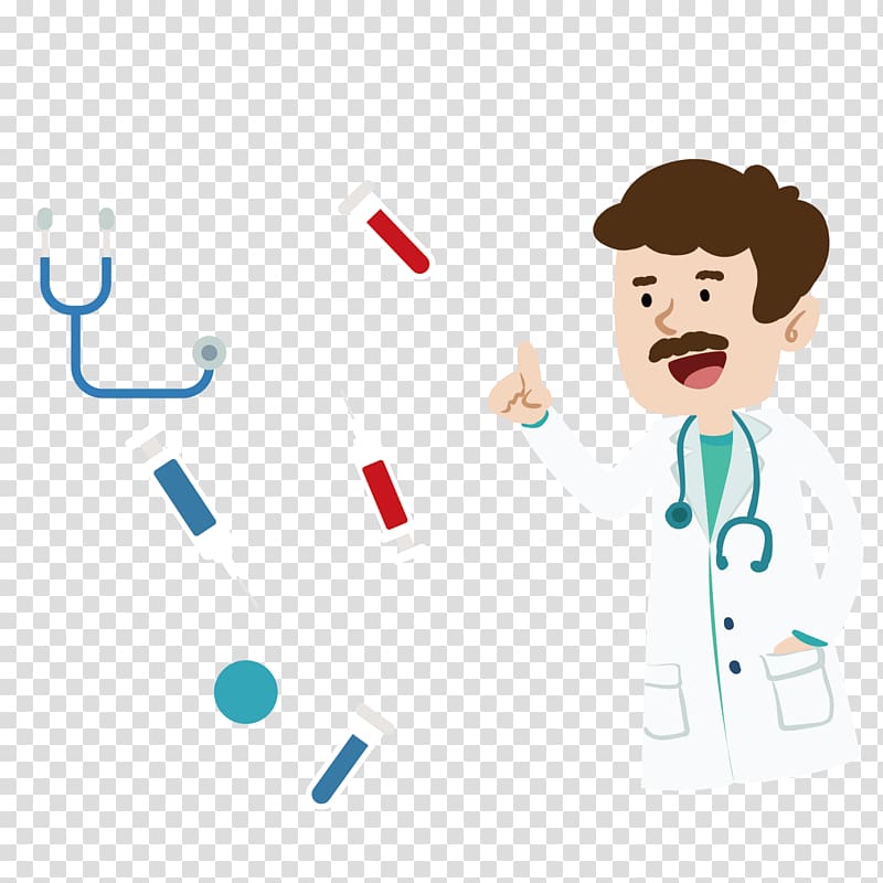 Physician Hospital Medicine Health Illustration, Cartoon doctor illustration transparent background PNG clipart