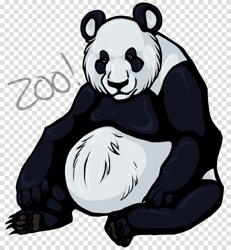 Giant panda Asian black bear Animal Beaver, giant panda transparent background PNG clipart