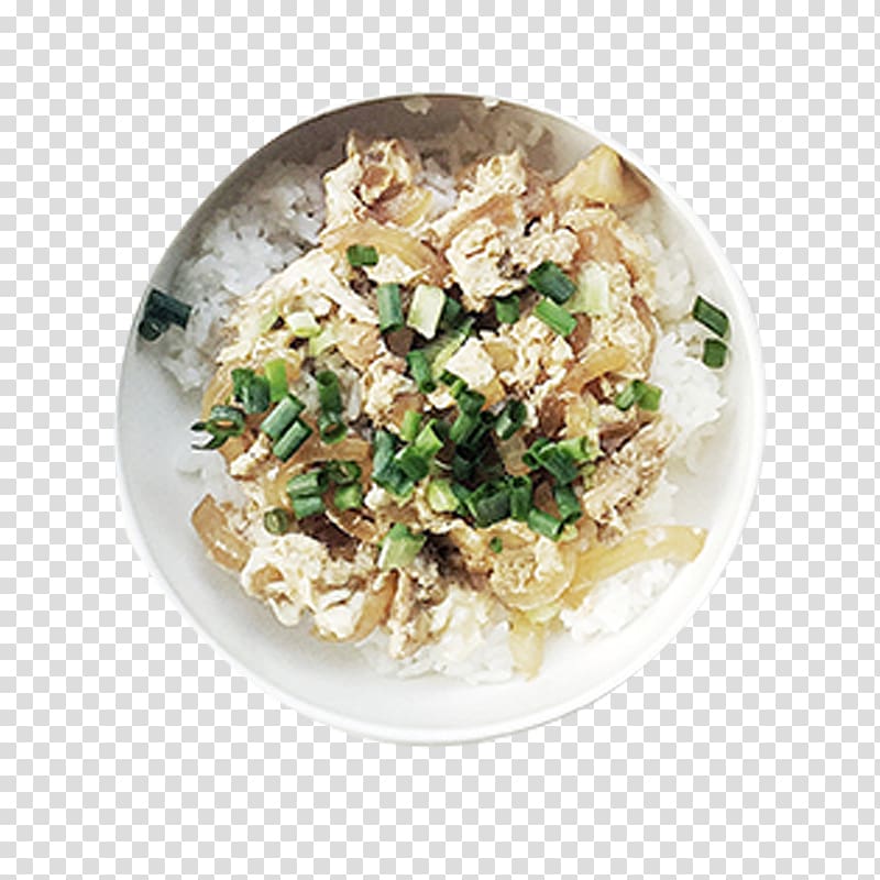 Thai cuisine Rice and beans Takikomi gohan Vegetarian cuisine Italian cuisine, Yuba bacon steamed rice transparent background PNG clipart