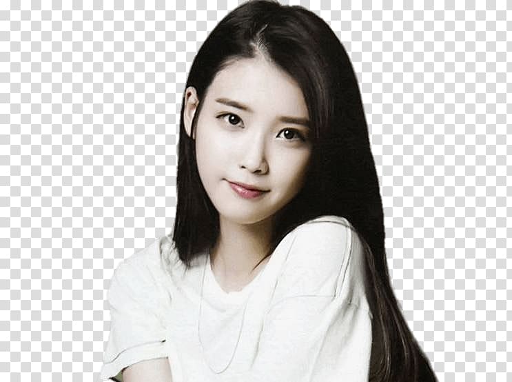 IU , IU Posing transparent background PNG clipart