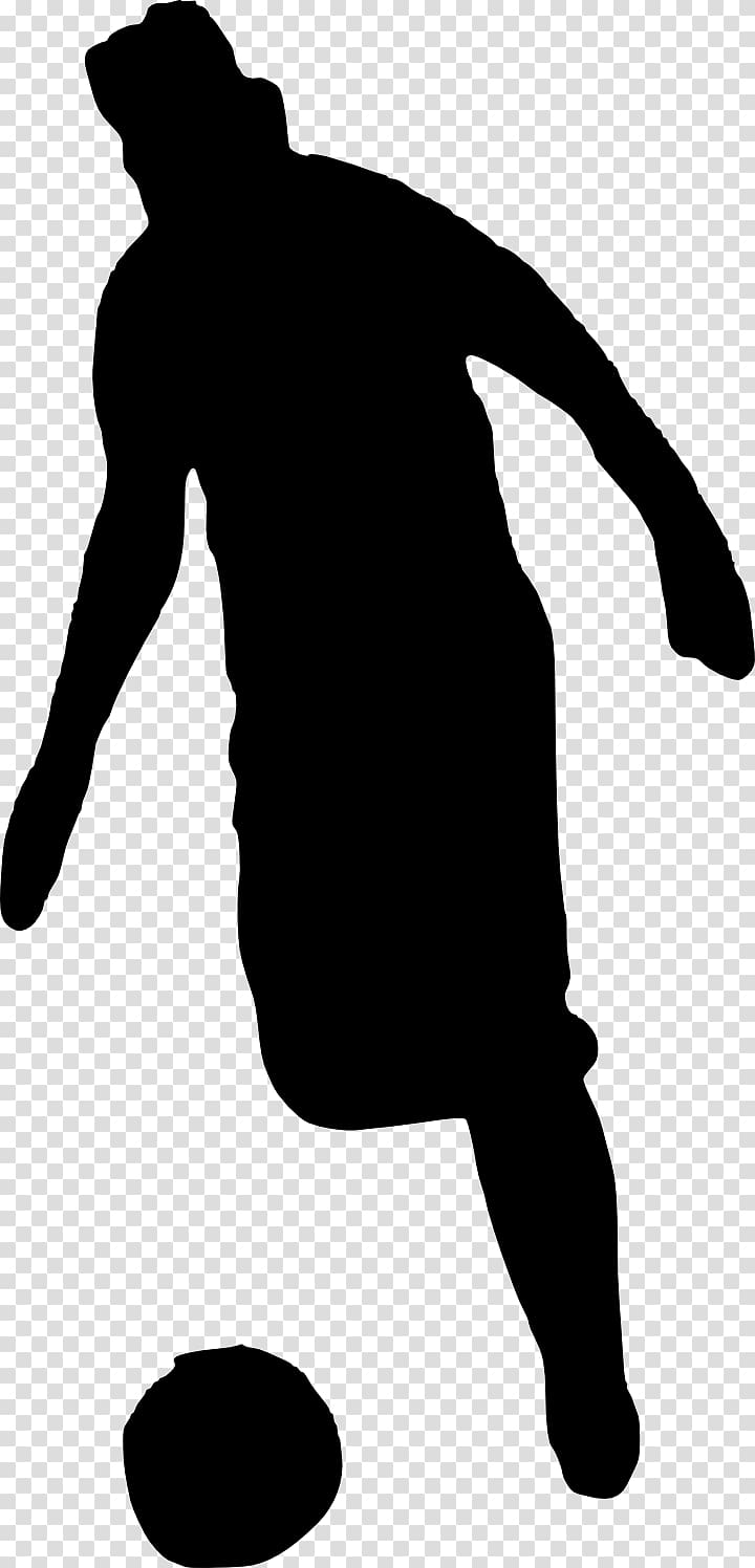 Silhouette Football player , Silhouette transparent background PNG ...
