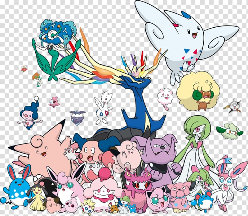 Pokémon vrste Pokémon X and Y Fairy Pokémon Sun and Moon, stand flower transparent background PNG clipart