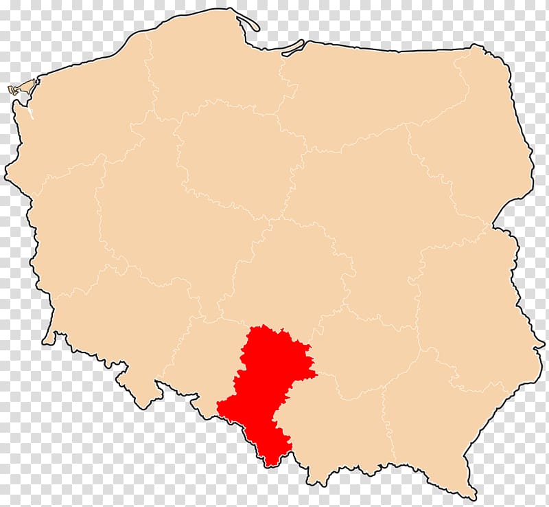 Warmian-Masurian Voivodeship Lesser Poland Voivodeship Silesian Voivodeship Map Administrative divisions of Poland, map transparent background PNG clipart