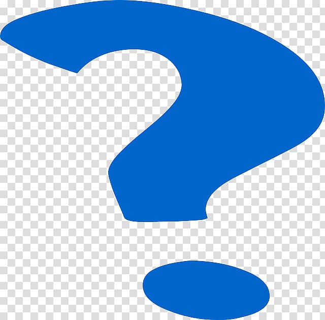 Brand Logo Blue, Question mark transparent background PNG clipart