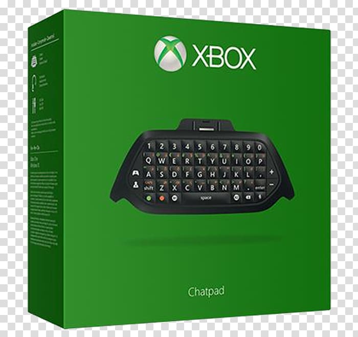 Computer keyboard Microsoft Xbox One Chatpad Keyboard Xbox One controller Xbox one Chatpad XBox Microsoft Corporation, xbox live codes never used transparent background PNG clipart