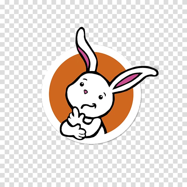 Easter Bunny Line , sabias que transparent background PNG clipart