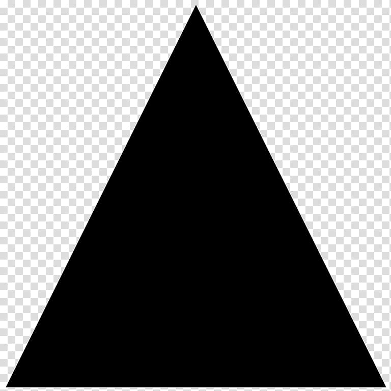 Penrose triangle Sierpinski triangle Black triangle Shape, triangle transparent background PNG clipart
