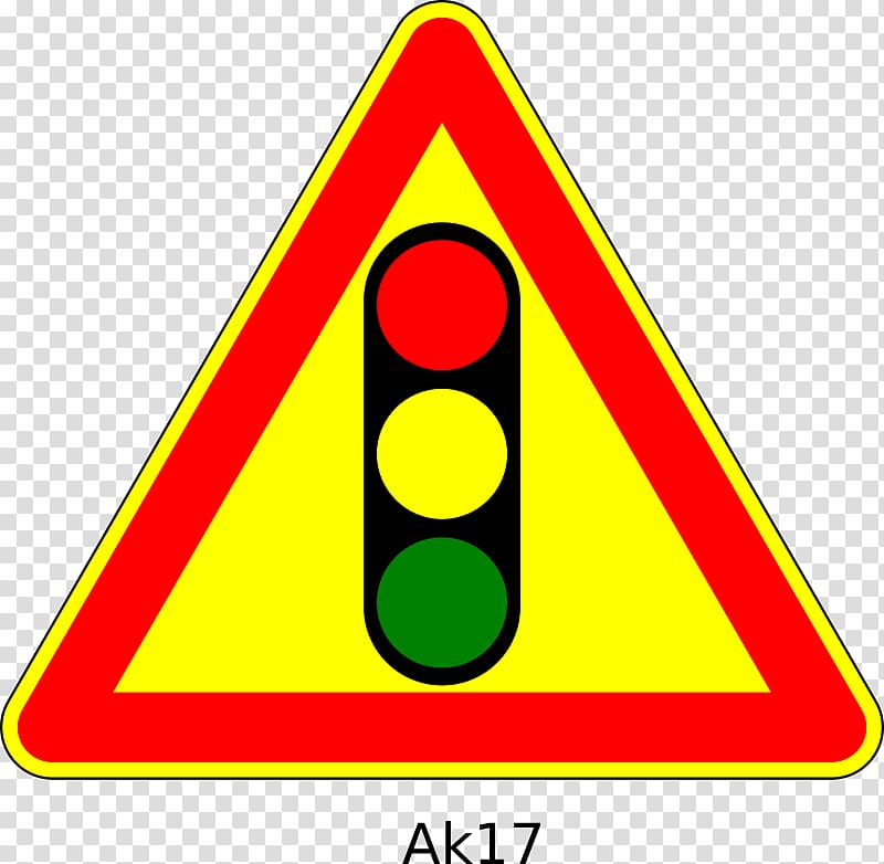 Warning sign Traffic sign Road Traffic light, road transparent background PNG clipart