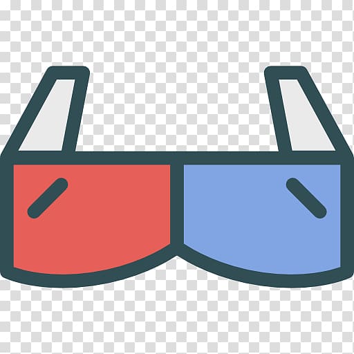 Glasses 3D film Polarized 3D system Cinema, glasses transparent background PNG clipart