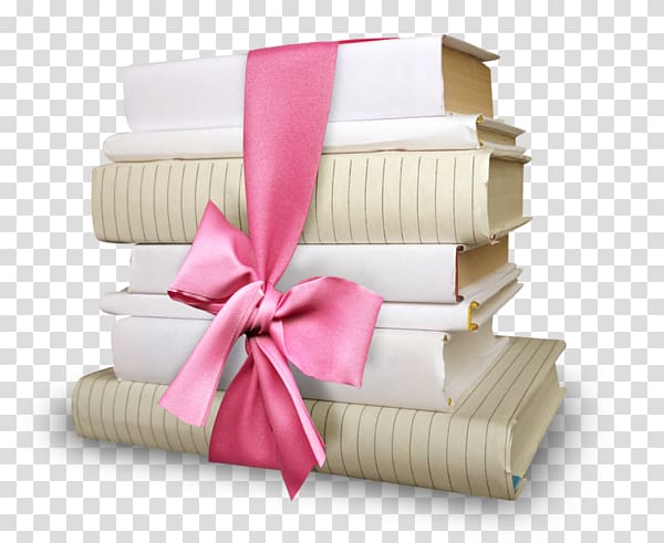 Book cover Bookbinding, Tied bow books transparent background PNG clipart