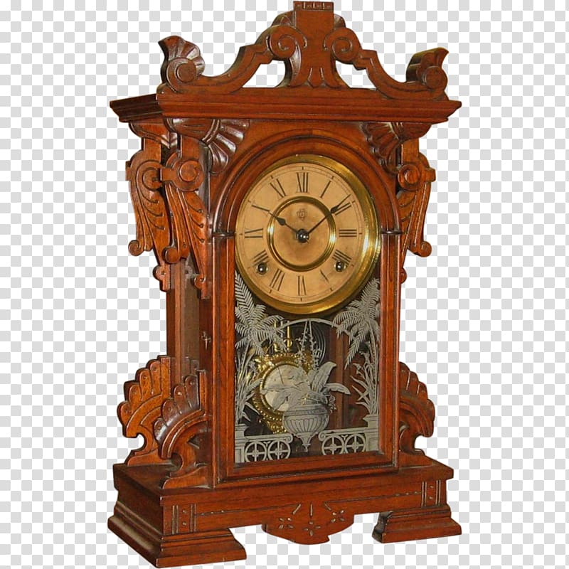 Ansonia Clock Company Mantel clock Pendulum clock, clock transparent background PNG clipart