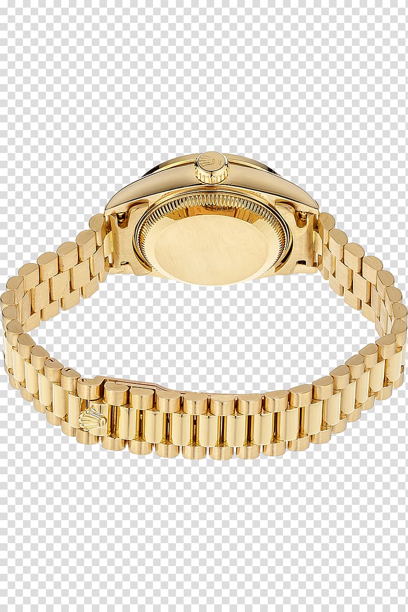 Bangle Bracelet Gold Oro laminado Watch strap, gold transparent background PNG clipart
