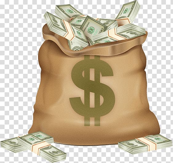Money bag United States Dollar Finance, money bag transparent background PNG clipart