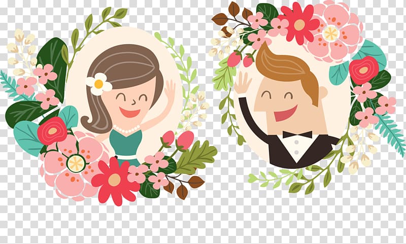 bride and groom template, Wedding invitation Save the date Bridegroom Illustration, Bride and groom transparent background PNG clipart