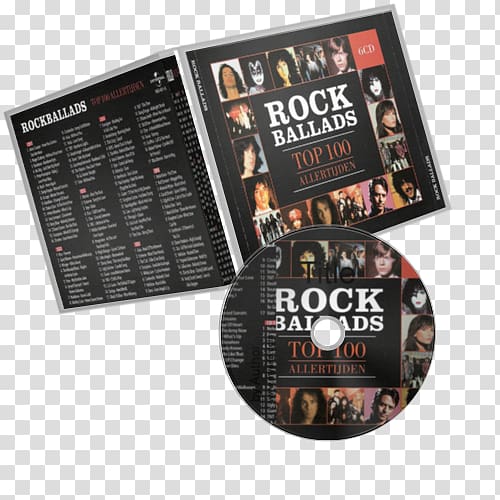 100 Rock Ballads STXE6FIN GR EUR DVD Compact disc Product, music nothing gonna change my love for yo transparent background PNG clipart