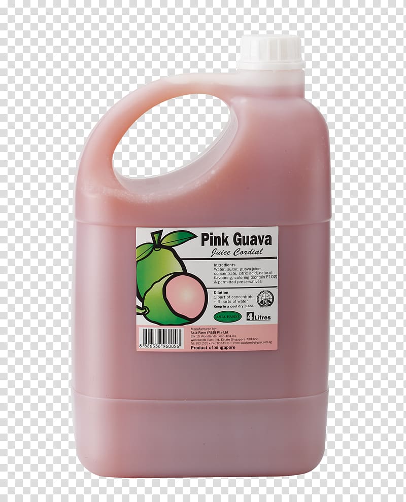 Squash Juice Concentrate Bottle Syrup, guava juice transparent background PNG clipart