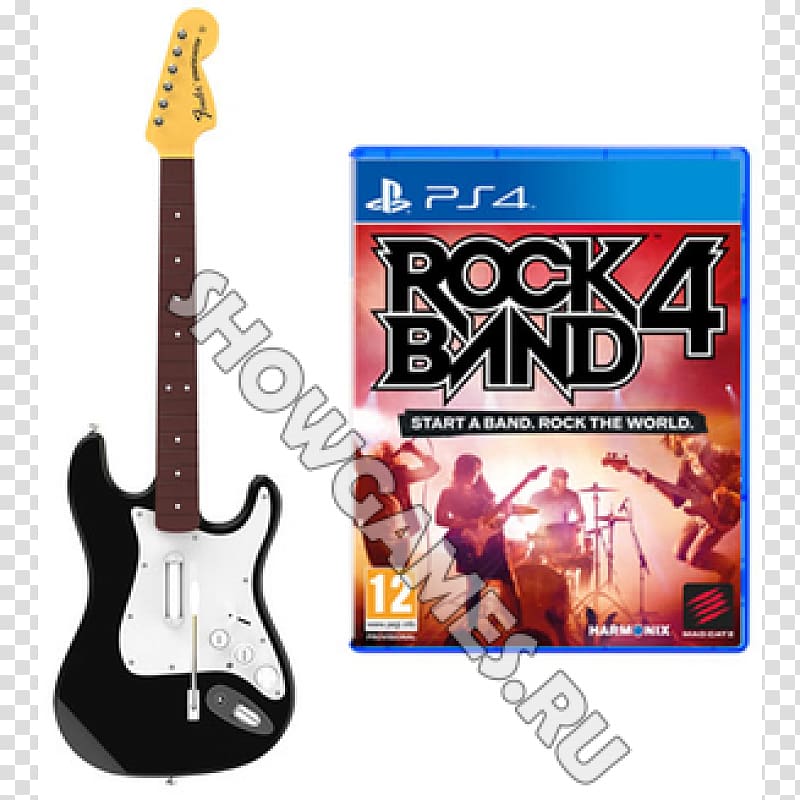 Rock Band 4 Guitar controller Video Games PlayStation 4 Harmonix Music Systems, rock band transparent background PNG clipart