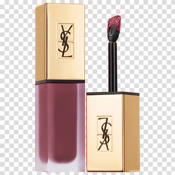 YSL Tatouage Couture Liquid Matte Lip Stain Lipstick Yves Saint Laurent Cosmetics Lip gloss, lipstick transparent background PNG clipart
