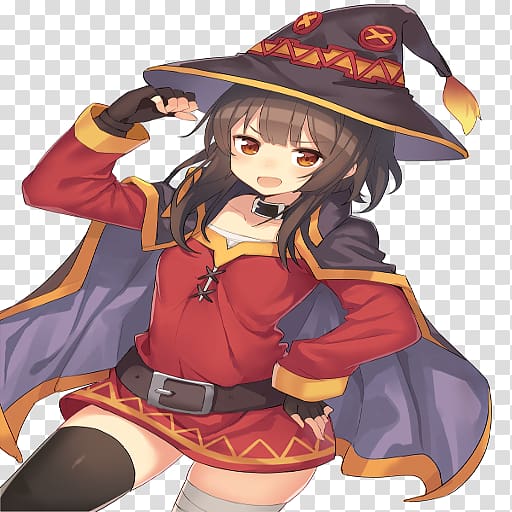 KonoSuba Anime Studio Deen Manga, Anime transparent background PNG clipart