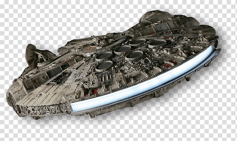 Millennium Falcon R2-D2 Star Wars デアゴスティーニ・ジャパン Theatrical property, Millennium Falcon transparent background PNG clipart