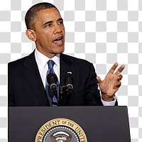 Barack Obama transparent background PNG clipart