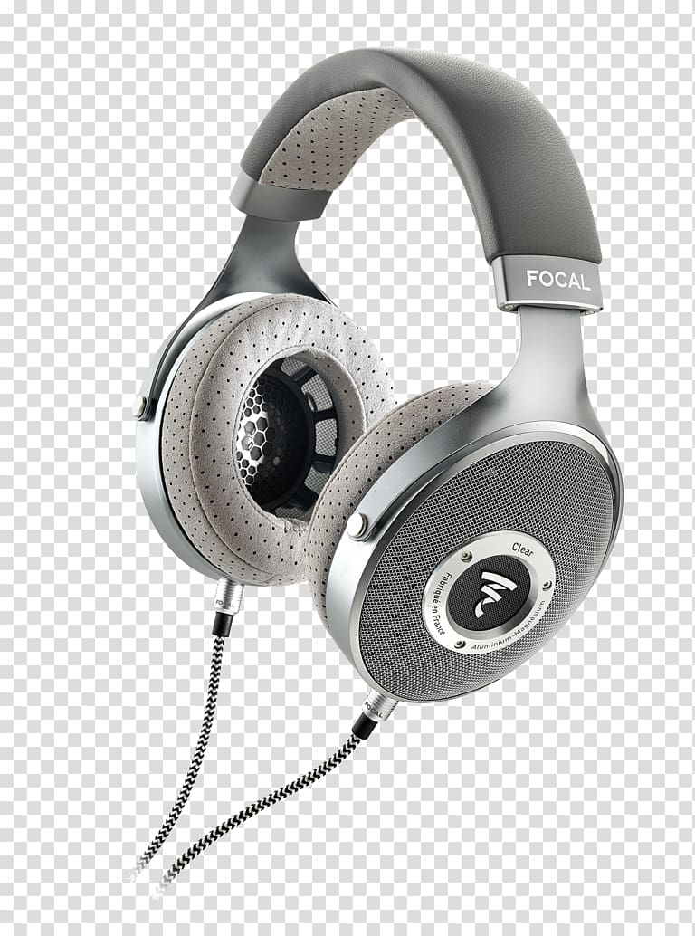 Focal-JMLab Headphones High-end audio Loudspeaker Audiophile, headphones transparent background PNG clipart