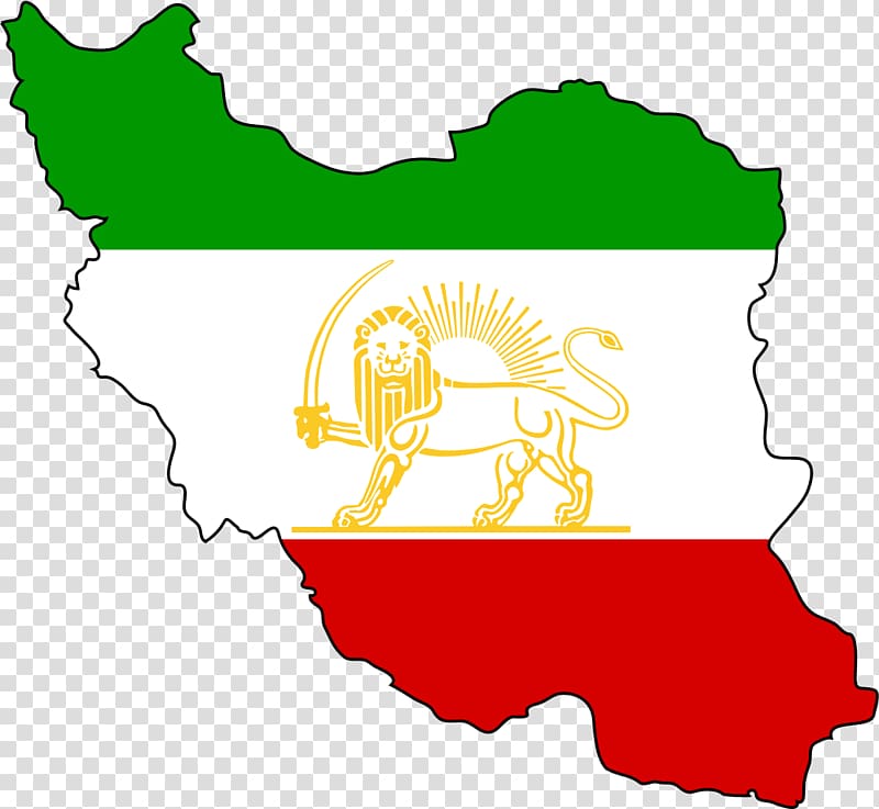 Flag of Iran Lion and Sun graphics Illustration, map transparent background PNG clipart