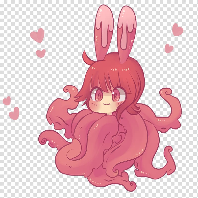 Illustration Octopus Nose Pink M, hello friend transparent background PNG clipart