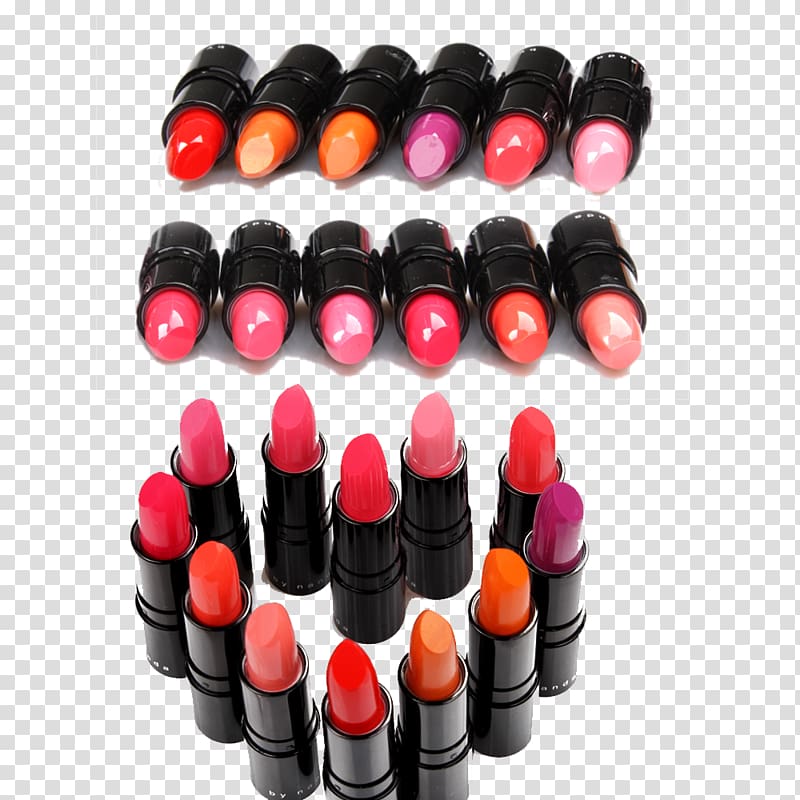 Lip balm Lipstick Cosmetics Lip gloss, Lipstick collection transparent background PNG clipart