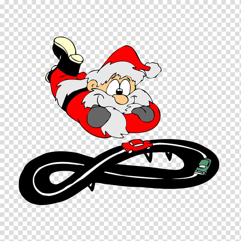 Pxe8re Noxebl Santa Claus Christmas Auto racing, Look racing Santa Claus transparent background PNG clipart