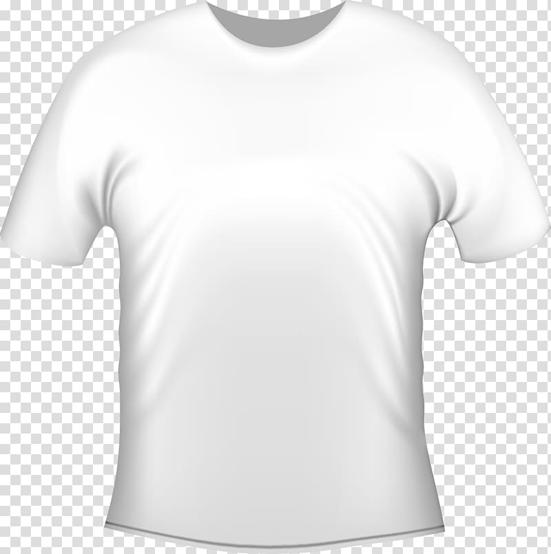 T-shirt Polo shirt Sleeve, Sketch white T-shirt transparent background PNG clipart