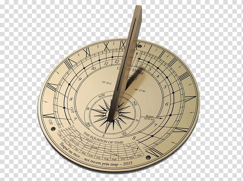 Sundial Measuring instrument Equation of time, Mode Dial transparent background PNG clipart