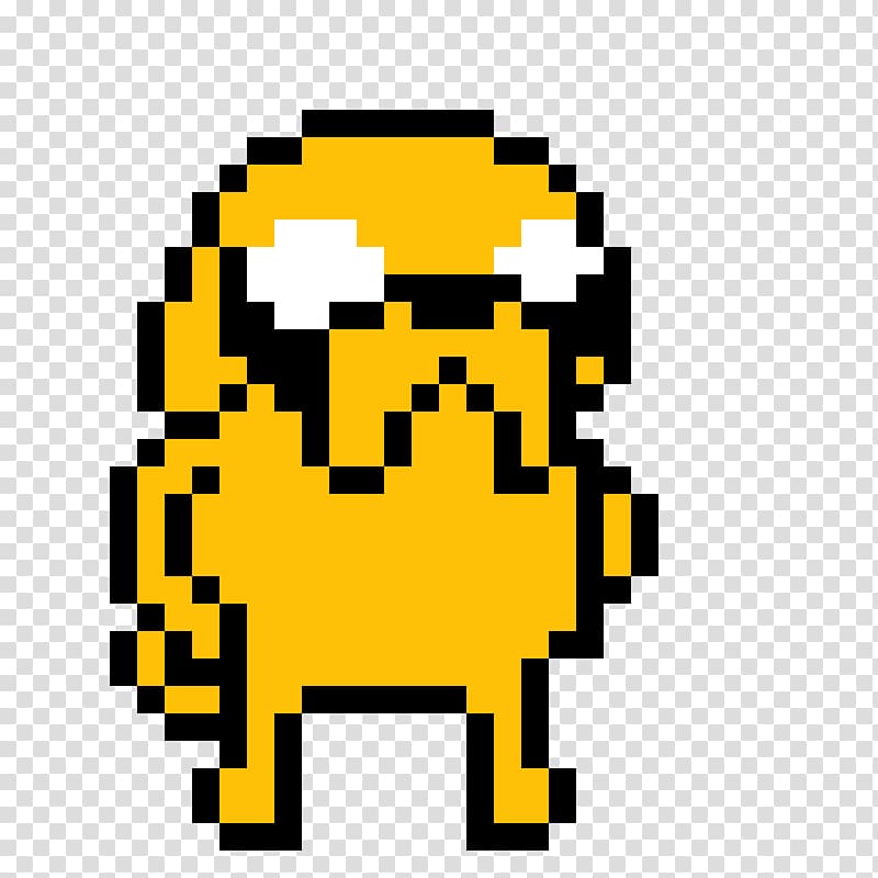 Jake the Dog Finn the Human Pixel art Puppy, Dog transparent background PNG clipart