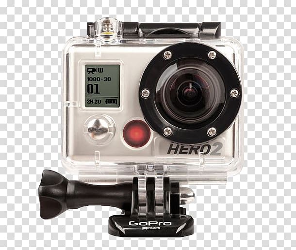 GoPro Hero2 Action camera High-definition video 1080p, GoPro Hero 2 camera transparent background PNG clipart