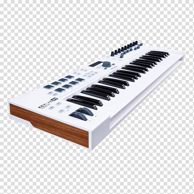 Arturia MiniLab MKII MIDI keyboard MIDI Controllers, keyboard transparent background PNG clipart