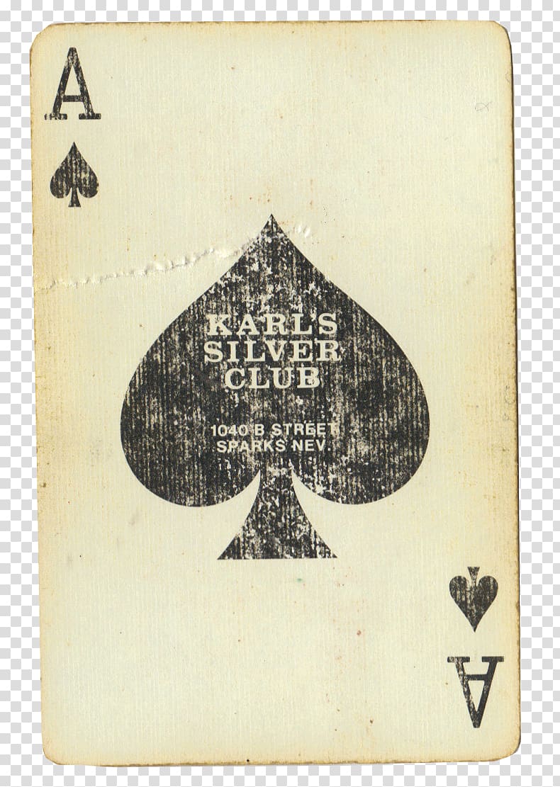 Ace of spades Bicycle Playing Cards, suit transparent background PNG clipart