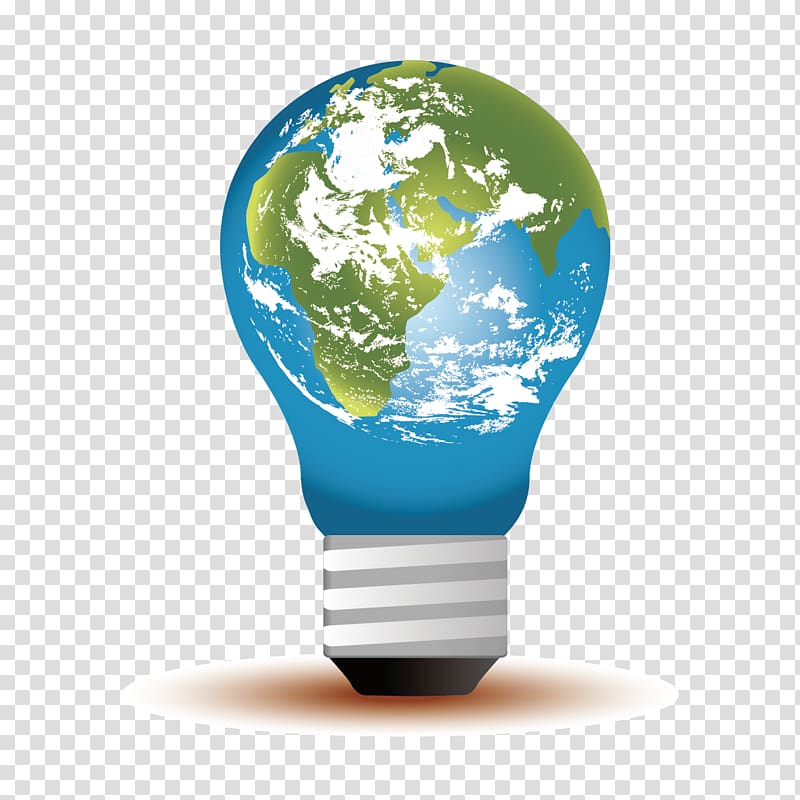 Earth Icon, bulb Earth transparent background PNG clipart