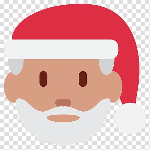 Santa Claus Emoji Father Christmas Christmas tree, santa claus transparent background PNG clipart