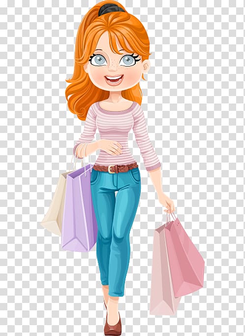 Paper bag Doll Paper bag Shopping Bags & Trolleys, doll transparent background PNG clipart