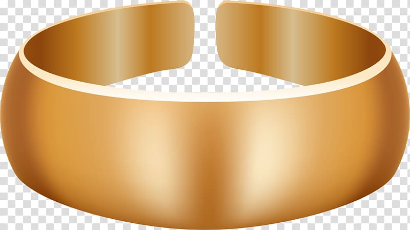Bangle Gold Material Ring, Golden atmosphere ring transparent background PNG clipart