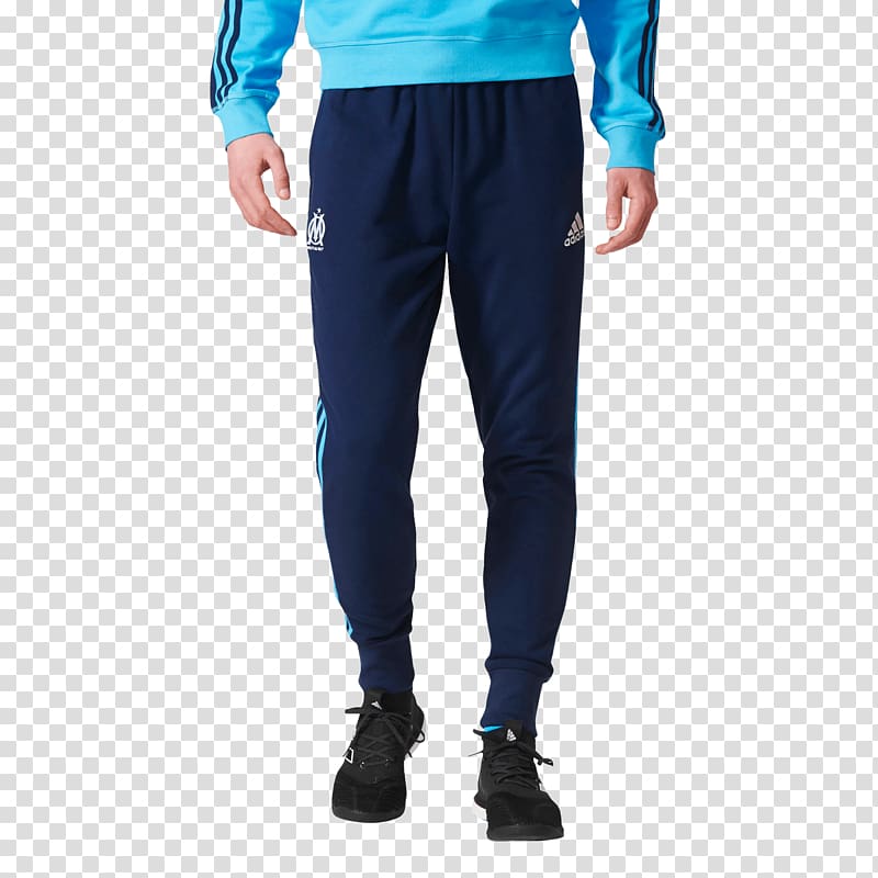 Tracksuit Olympique de Marseille Adidas Pants Waist, adidas transparent background PNG clipart