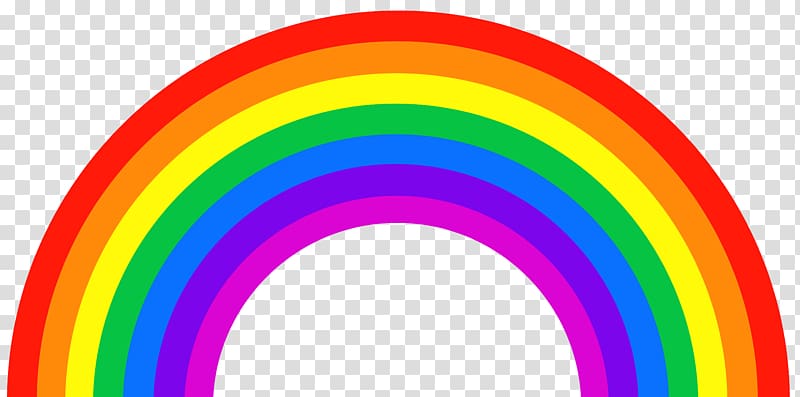 Rainbow Color ROYGBIV Light Orange, Rainbow , rainbow illustration sticker transparent background PNG clipart