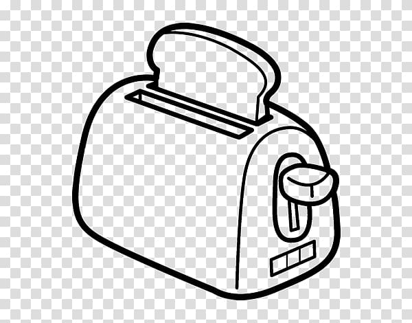 Toaster Coloring book Oven Cooking Ranges, toast transparent background PNG clipart